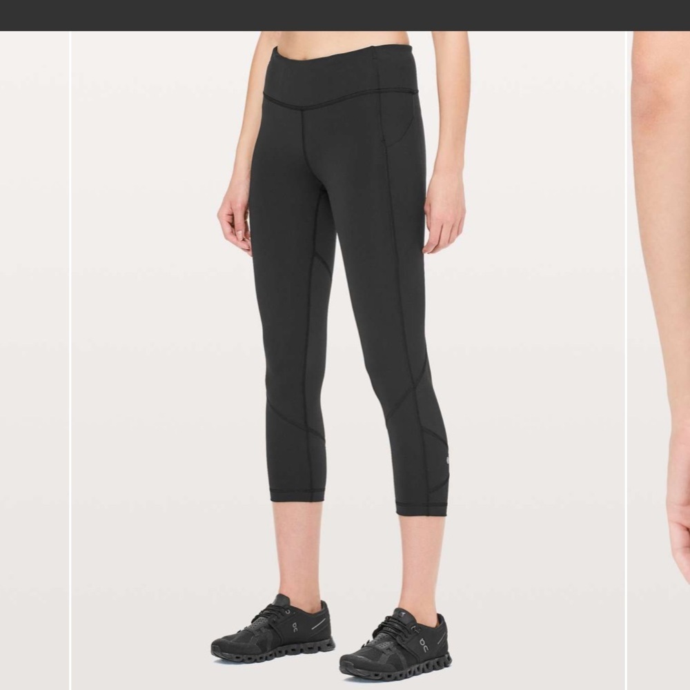 Lululemon🍋Pace Rival Black Full-On Luxtreme Leggings 22” Size 8 - Picture 7 of 10
